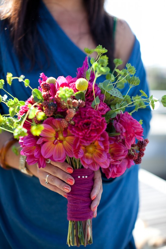 How to Make a Wild Flower Mart Wedding Bouquet