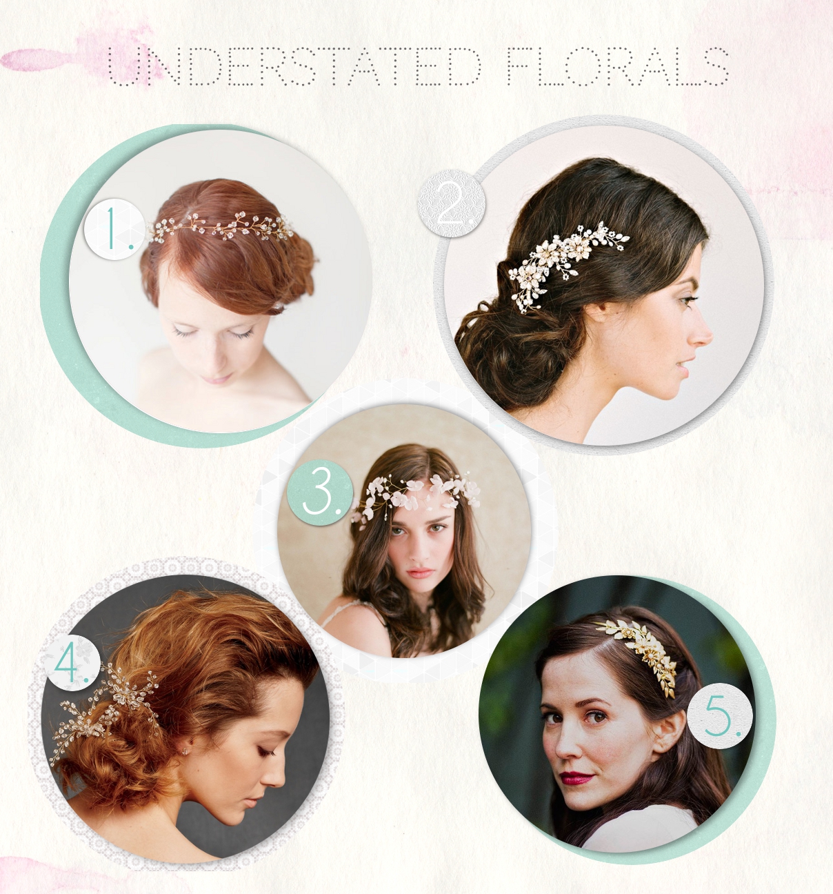 Roundup Things To Wear On Your Head When You Wed—Feathers, Flowers, and Tulle Edition