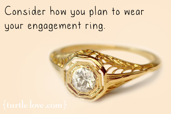 Big antique engagement rings