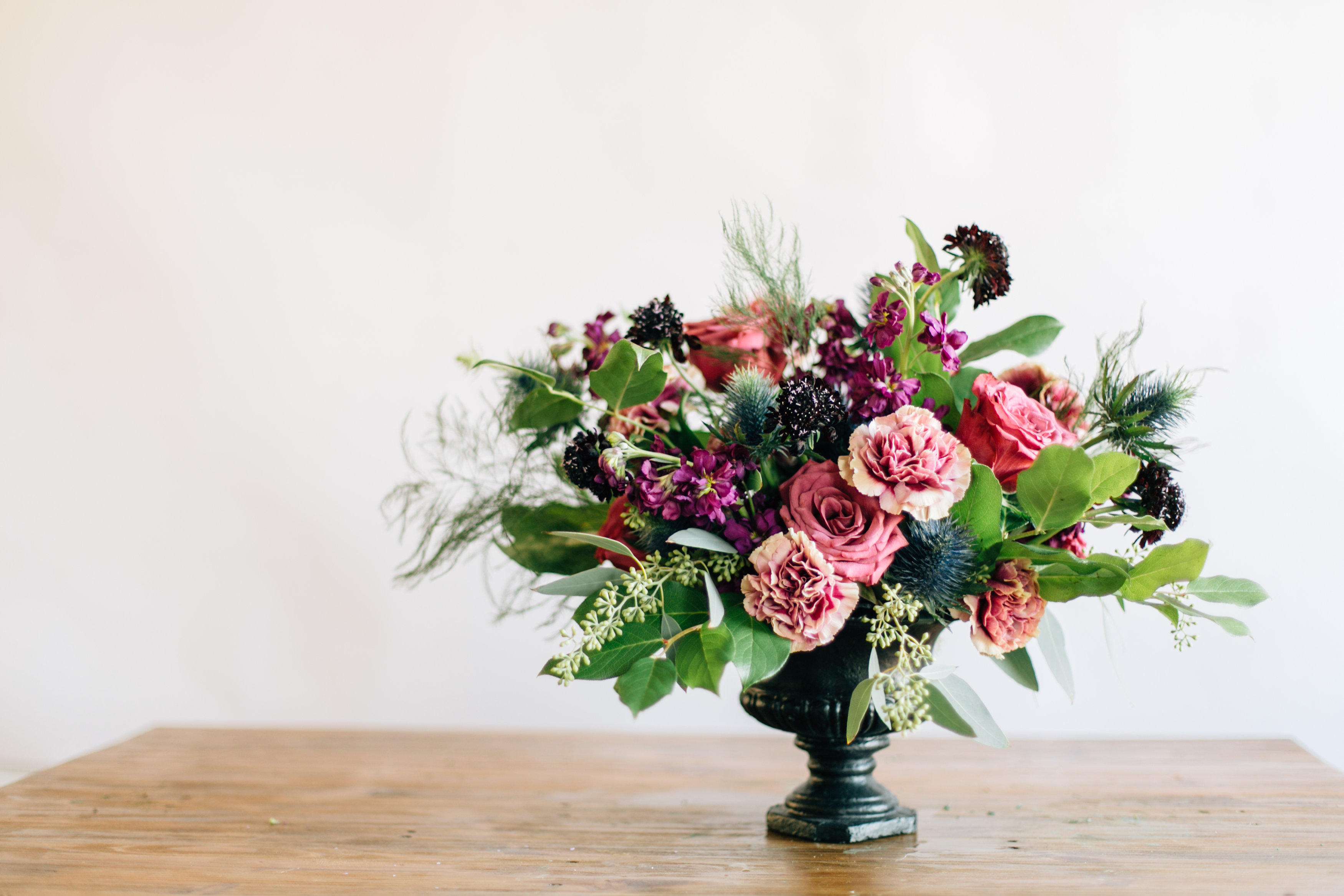 How To DIY a Floral Urn Centerpiece