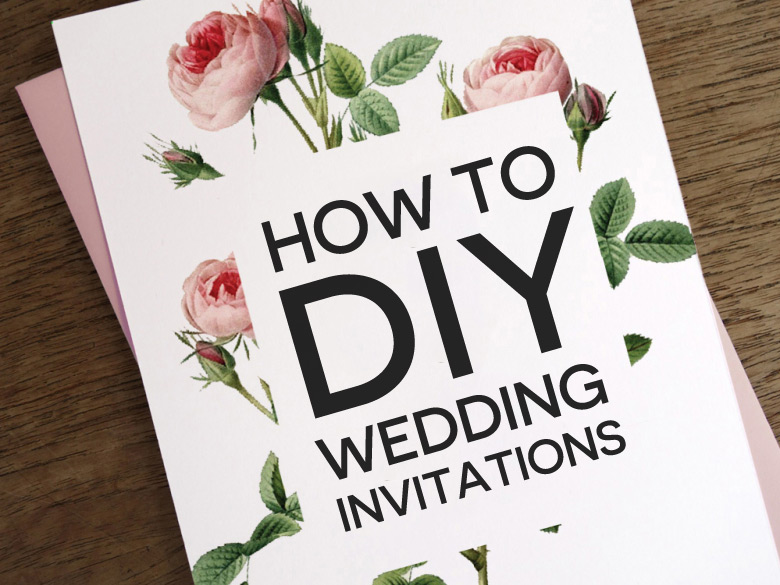 How To Diy Wedding Invitations 7878