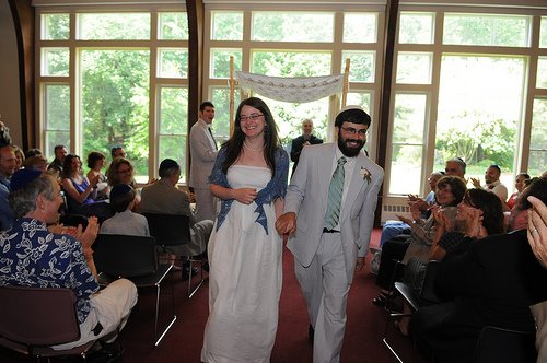 Our wedding was held in June 2008 at Congregation Beth El in Sudbury 