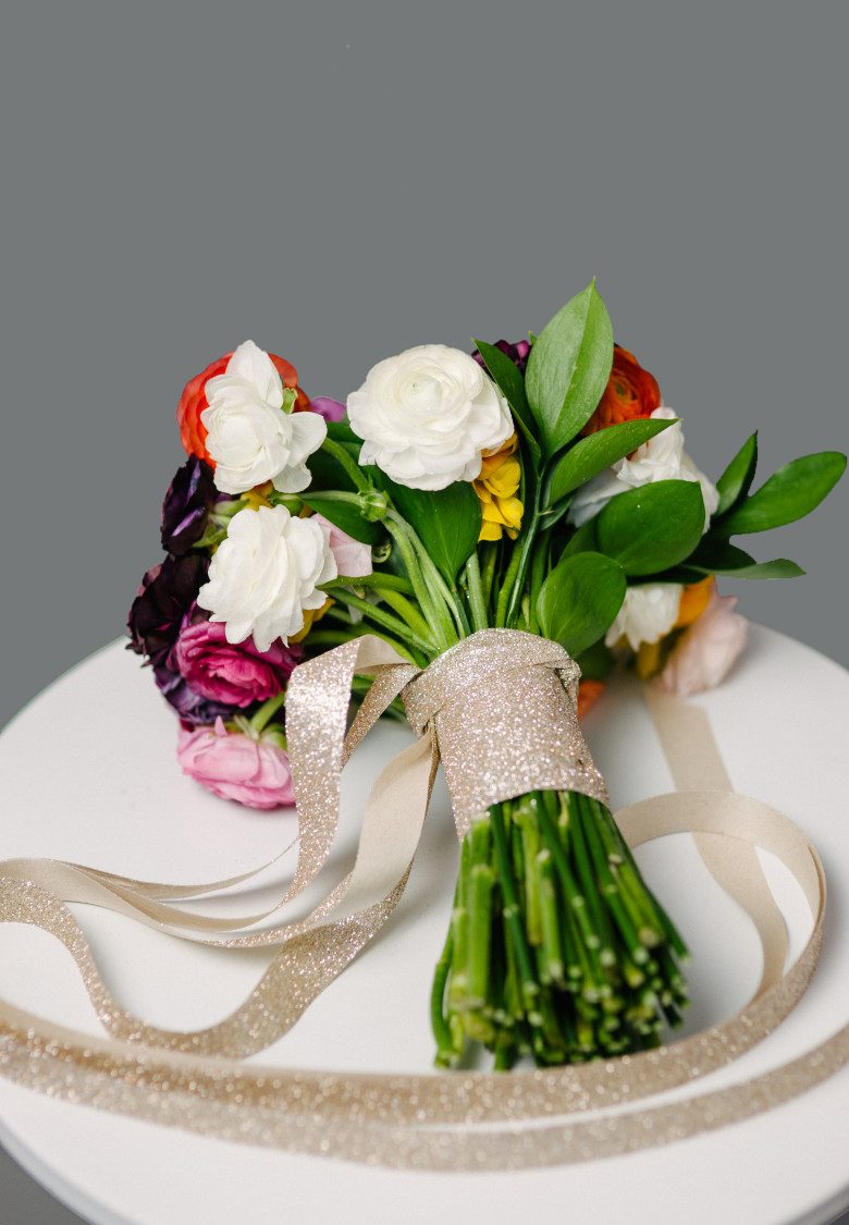 How to Tape & Trim a Bridal Bouquet