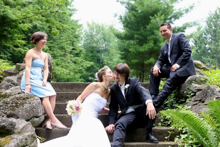 Saratoga Outdoor Wedding with Lawn Games
