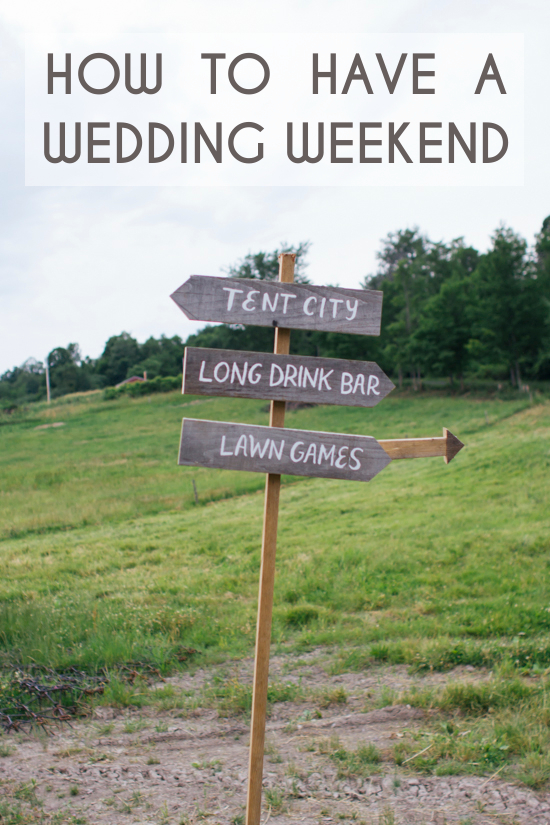 How To Have A Wedding Weekend A Practical Wedding