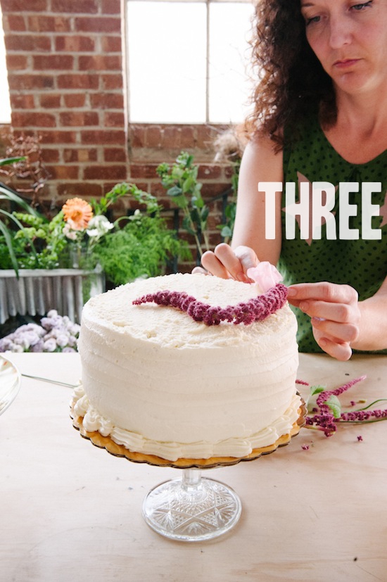 turning grocery store cakes into wedding cakes