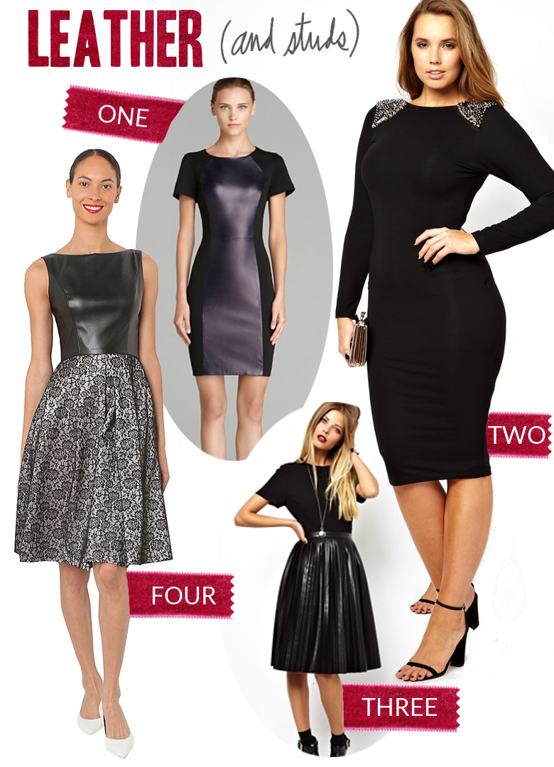 Leather Holiday Dresses | A Practical Wedding