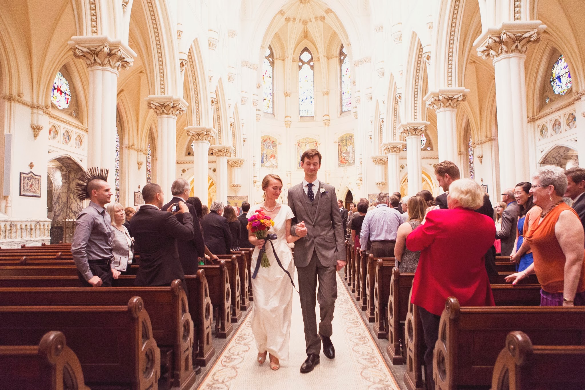 April & Scott's Gorgeous Catholic Church Wedding | A Practical Wedding (12)