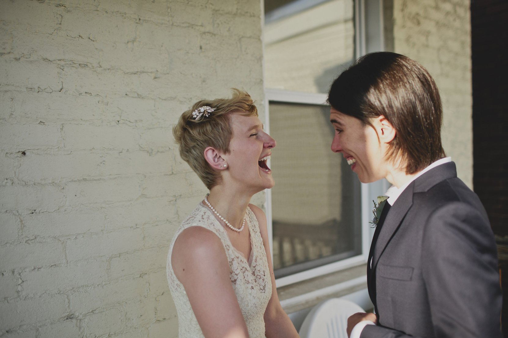 Lesbian Wedding At Home | Sarah Gormley Photography (50)