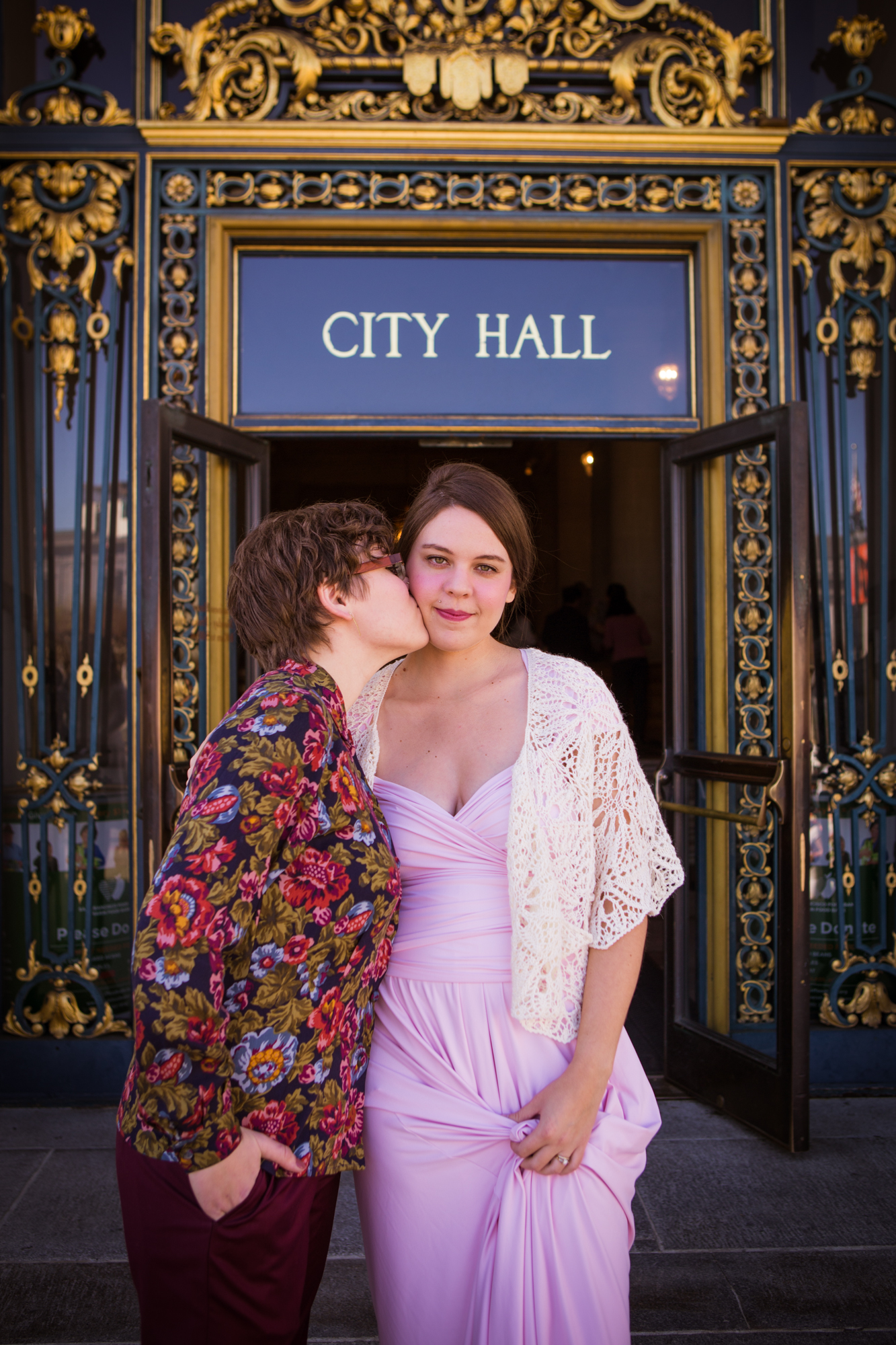 Romantically, Legally Wed At San Francisco City Hall | APW (13)