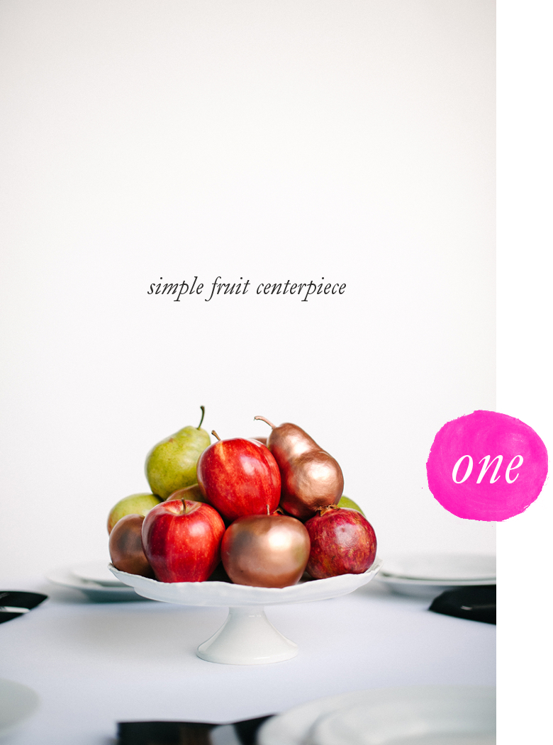 Simple Fruit Centerpiece | A Practical Wedding