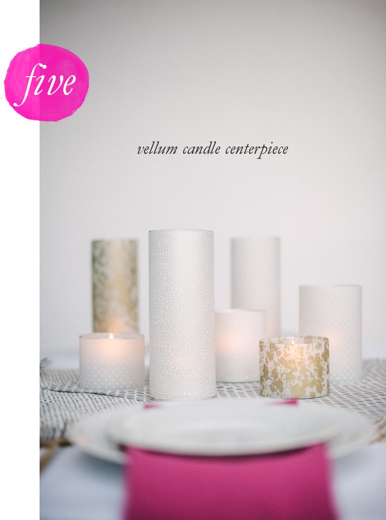 Vellum Candle Centerpiece | A Practical Wedding