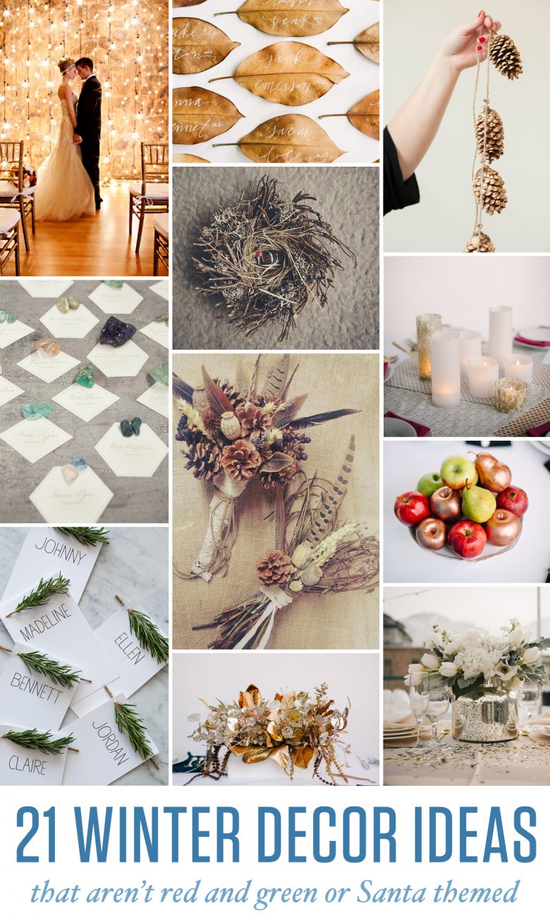 21 winter decor ideas that aren't red or green