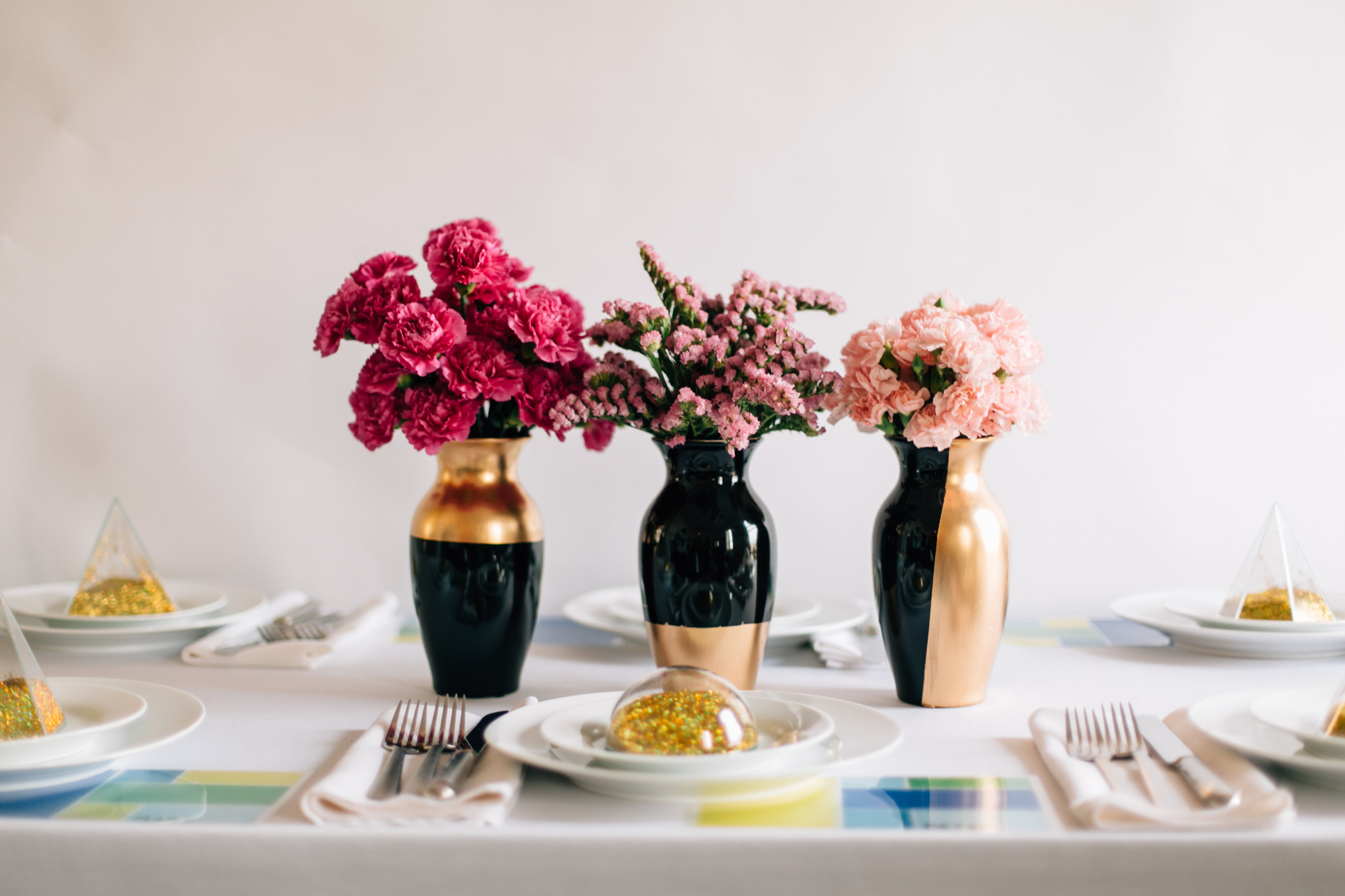 Black & Gold Centerpiece Tutorial 