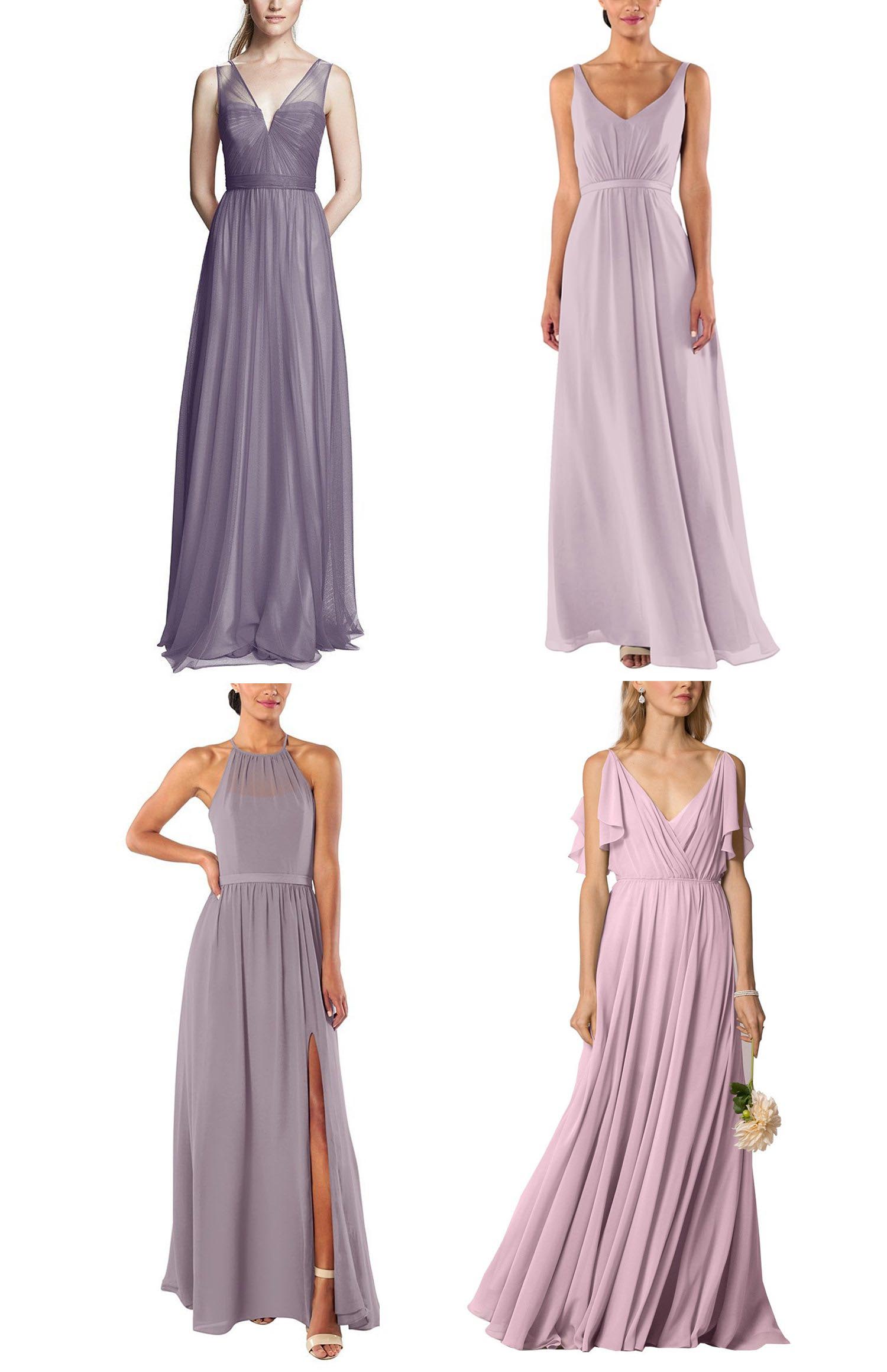 Mismatched Bridesmaid Dresses The Easy Way A Practical Wedding 3116