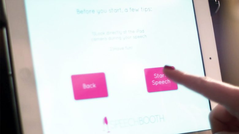 speechbooth screen