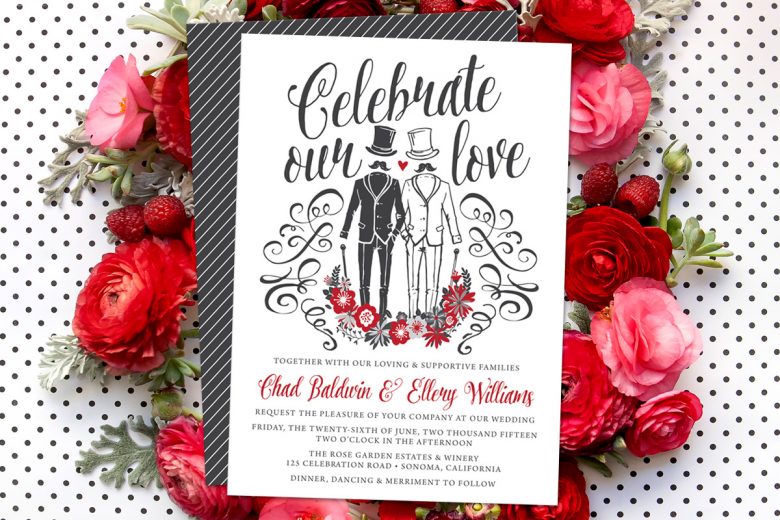 celebrate-our-love-gentlemen's-wedding-invitation-by-the-spotted-olive