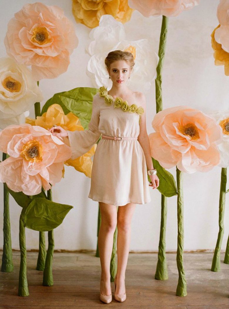 large paper flowers from the spring 2012 Ruche lookbook