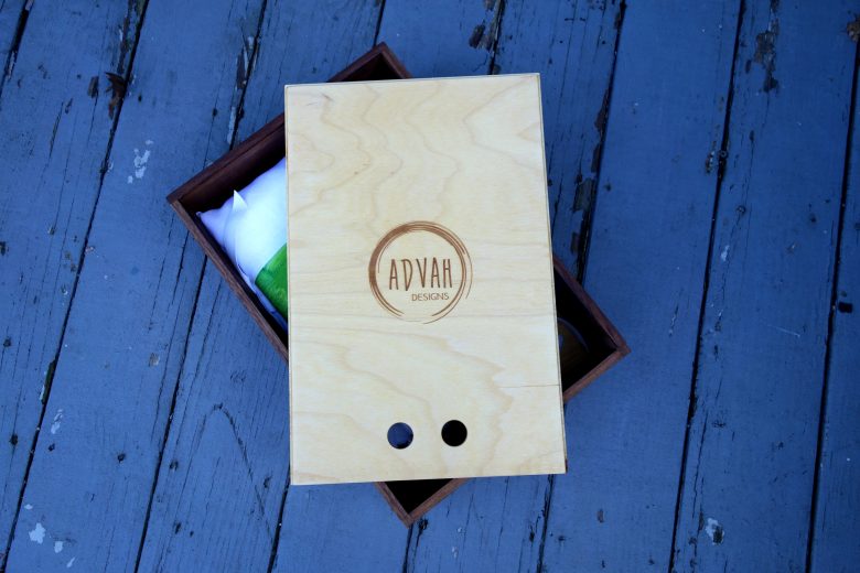 advah designs wooden box