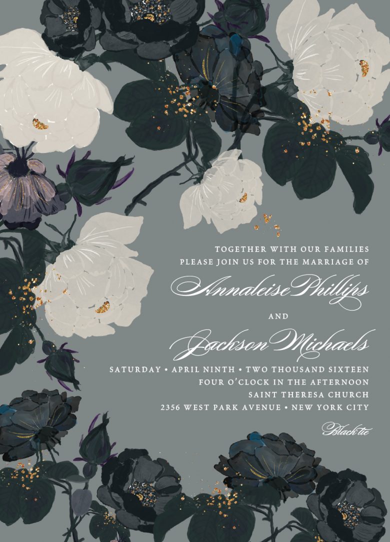 romanticism wedding invitation by minted