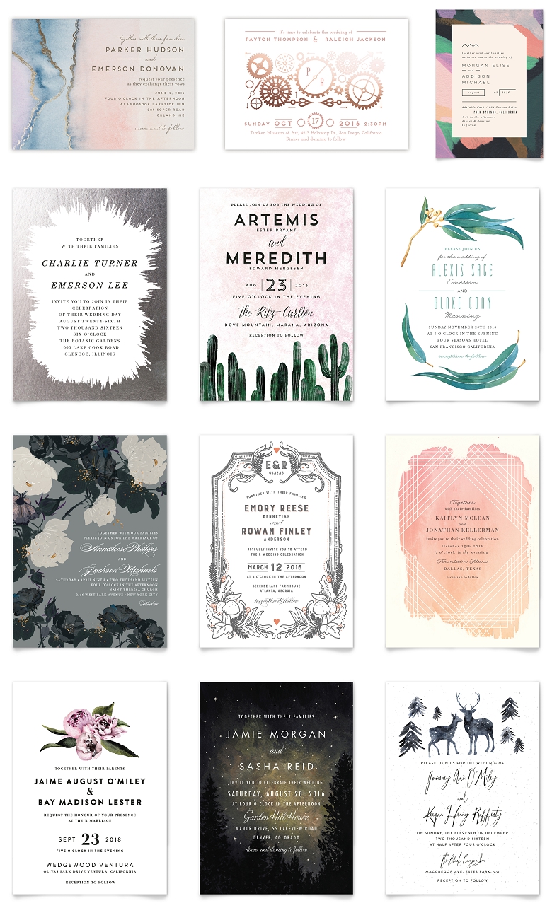 30 New Invitation Designs from Minted That You Will Love A Practical