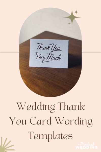 Easy Wedding Thank You Card Wording Templates - Phuket Wedding Planners ...