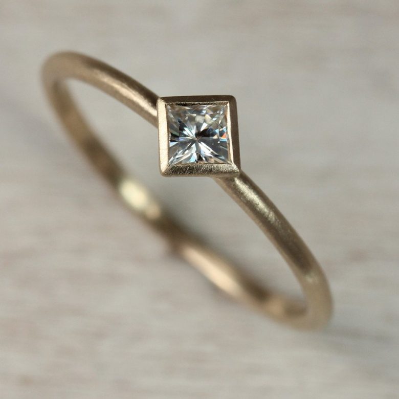 Oblique_Square_Solitaire_-_10k_Yellow_Gold_Moissanite wedding ring