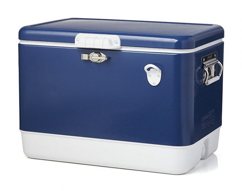 steel cooler from crate and barrel