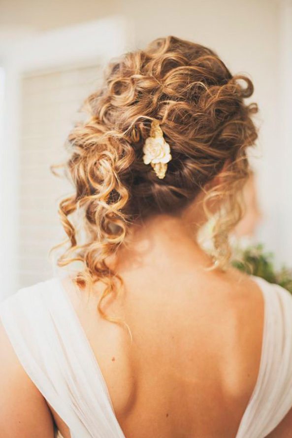 curly hairstyles for your wedding day