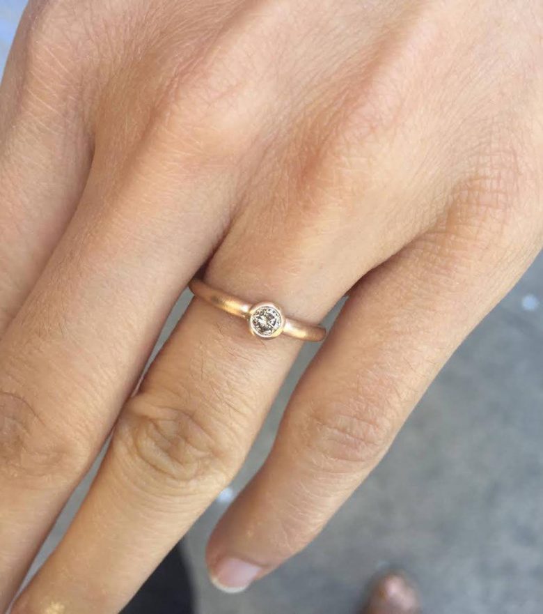 engagement ring from with these rings