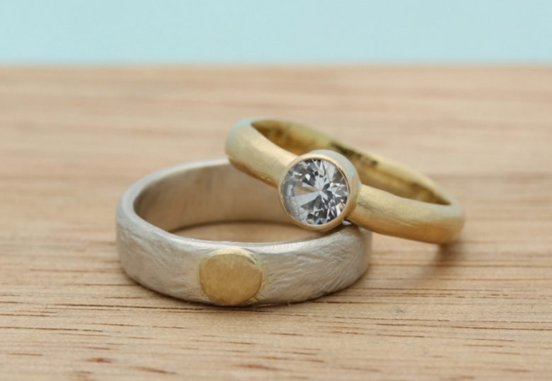 diy wedding band from with these rings