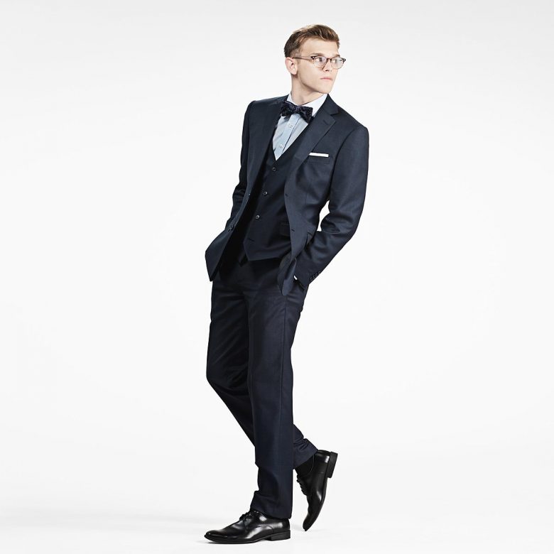 navy notch suit from gentux