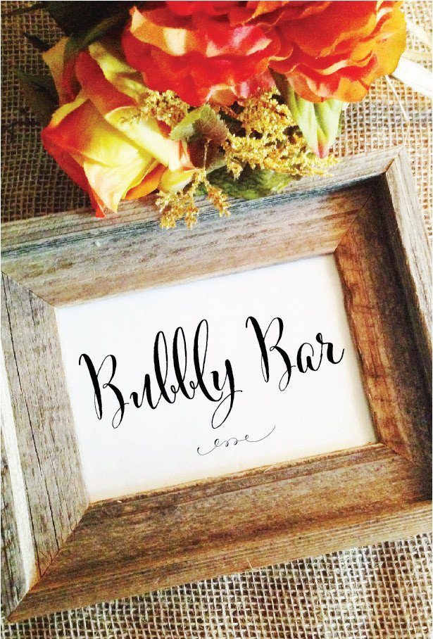 reception decor sign from wedding cheer