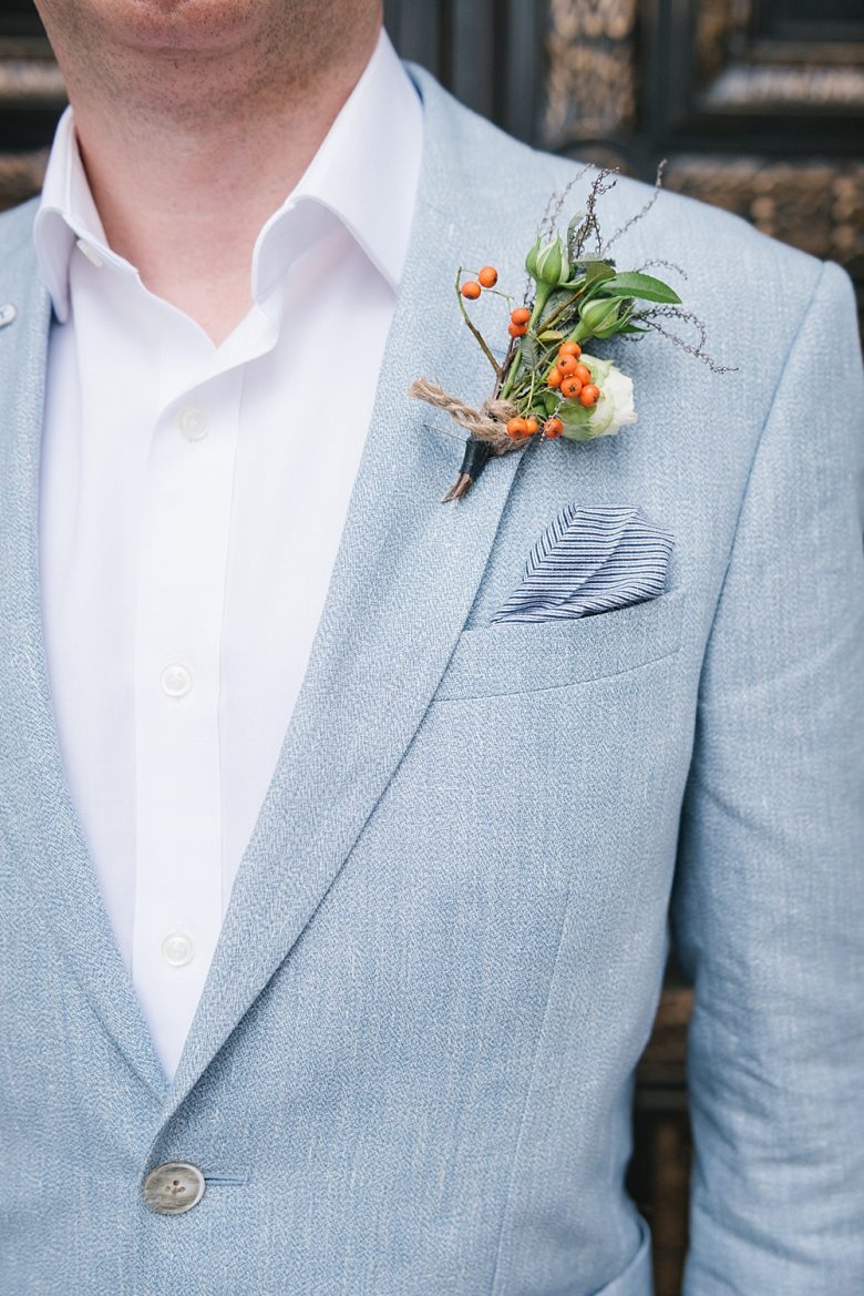 second groom's boutonniere