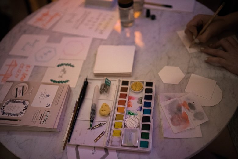materials used by a minted designer at the cream event 2017