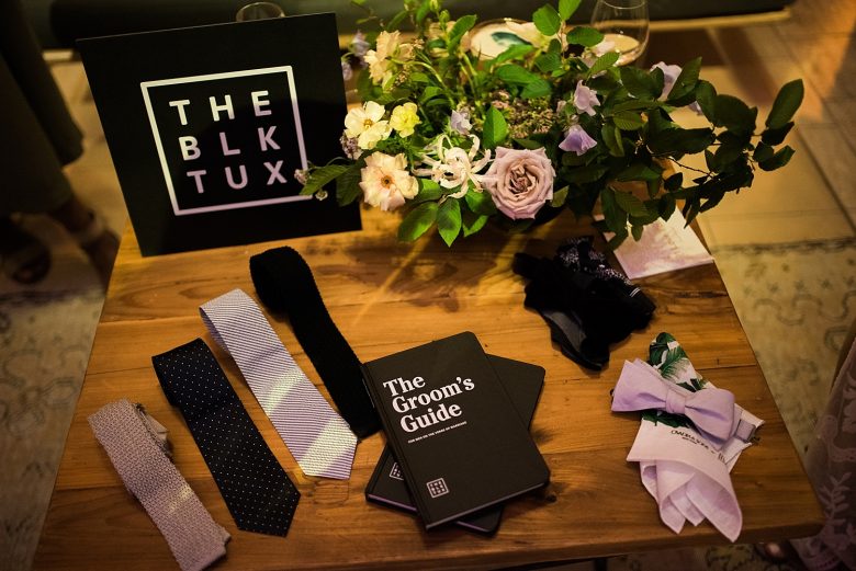 the groom's guide by the black tux