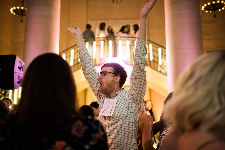 a man dancing at the cream event 2017