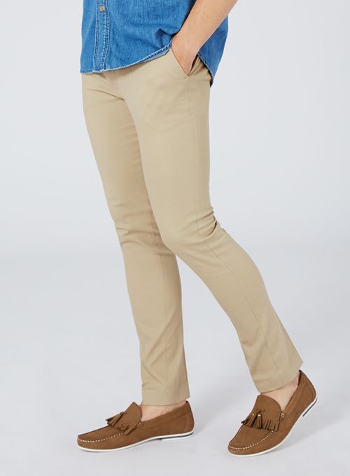 Pants: Stone Twill Ultra Skinny Fit Dress Pants from Topman