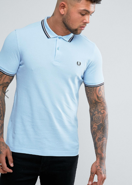 Shirt: Fred Perry Slim Fit Twin Tipped Polo Shirt from ASOS