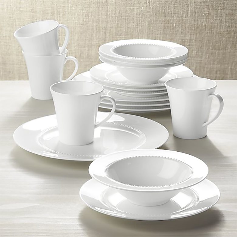 White Pearl 16-Piece Dinnerware Set