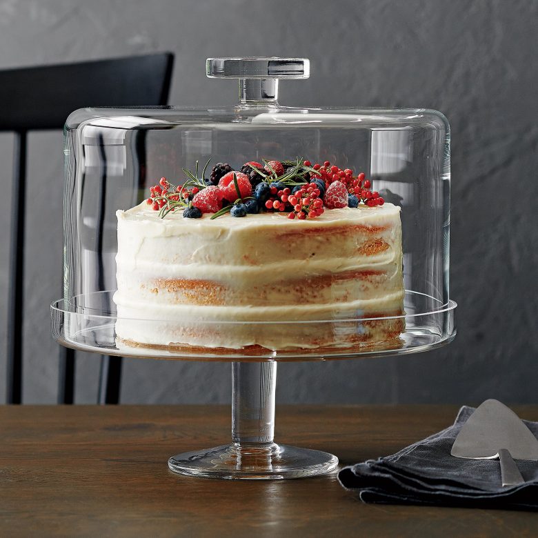 Footed Cake Stand with Dome