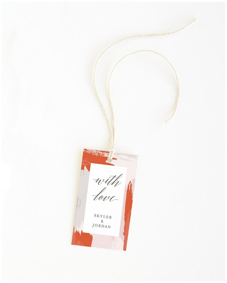 The Artist's Wedding Tag by My Splendid Summer for Minted