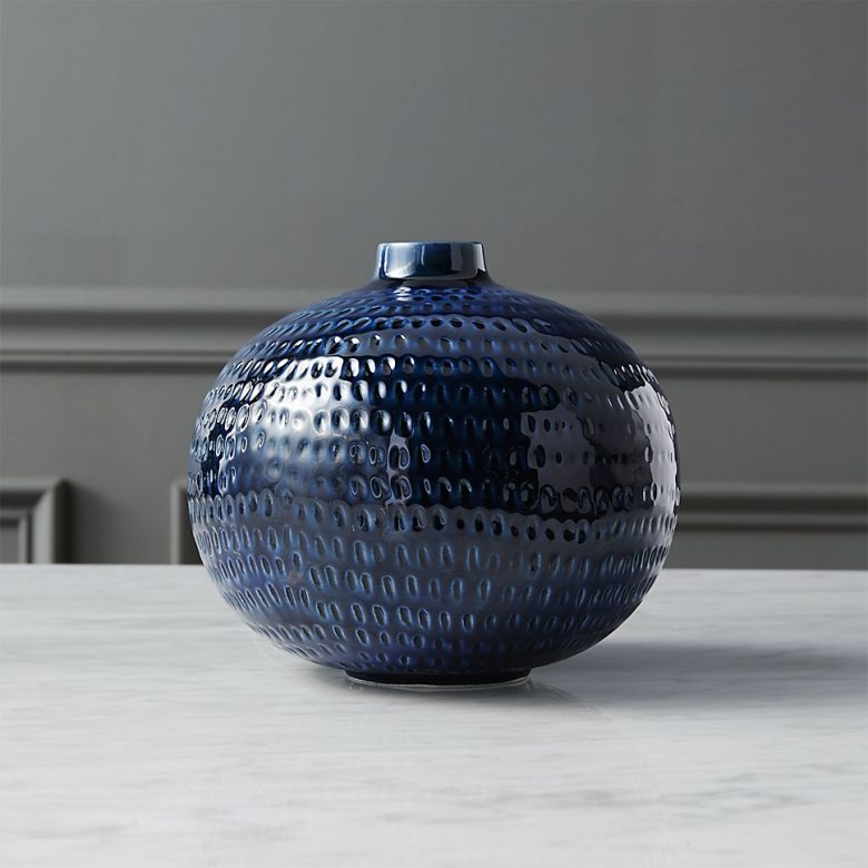 Blue Xylo Vase