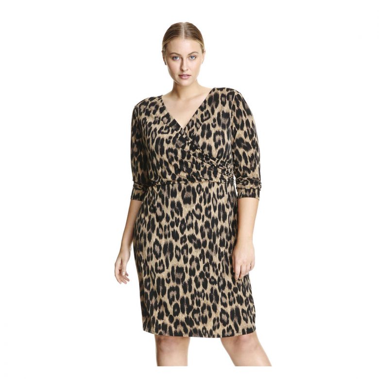 leopard Joe Fresh Print Wrap Dress