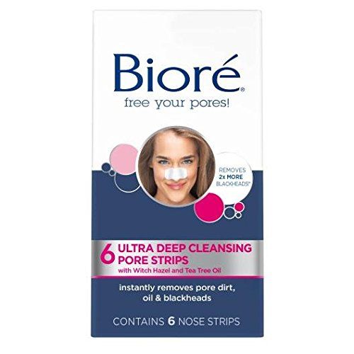 box of Bioré ultra deep cleansing pore strips