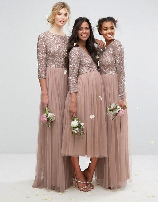 Sequin and Tulle Dress Varied Style Dresses