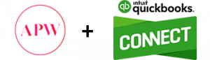 APW + Intuit Quickbooks Connect Logo