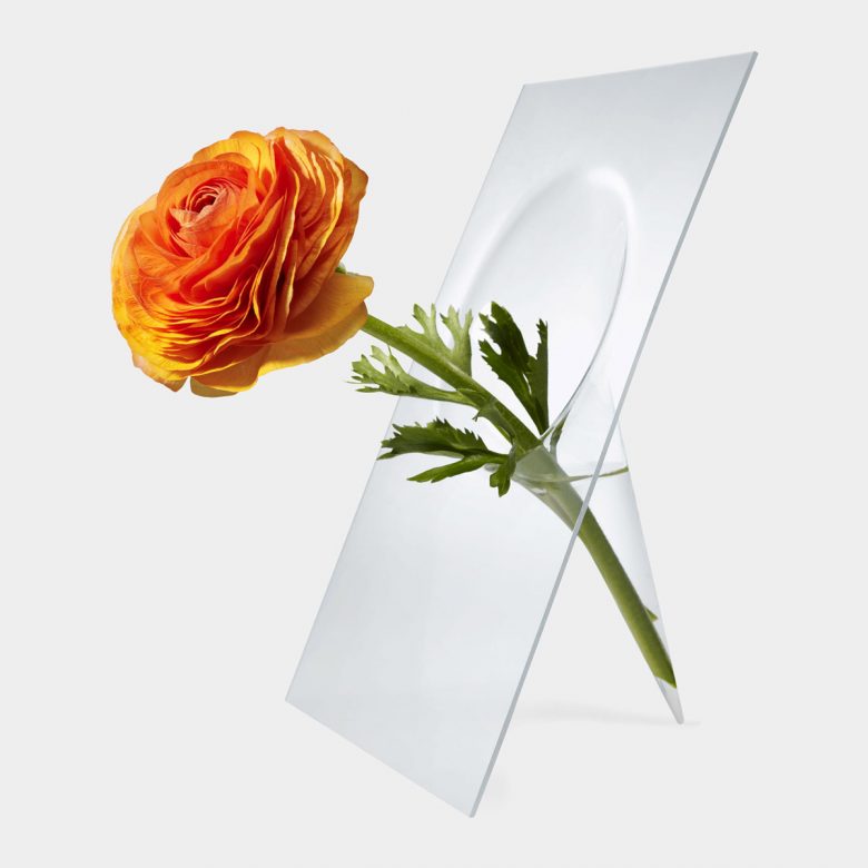 rectangle glass bud vase
