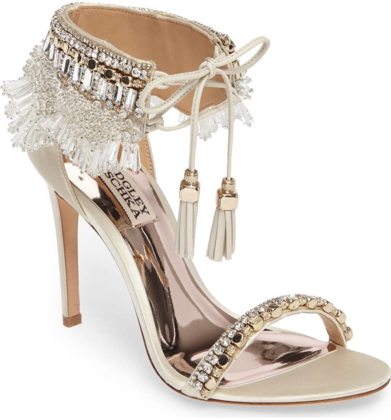 fancy shiny high heel shoes