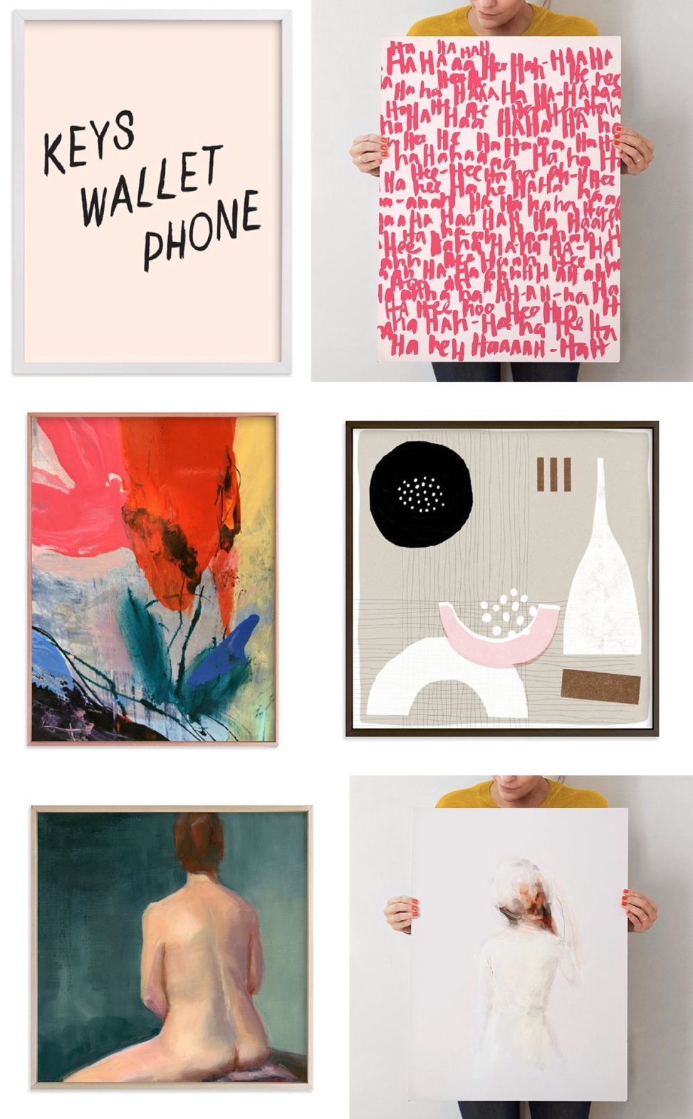 Minted Examples of Cards - 6 panels